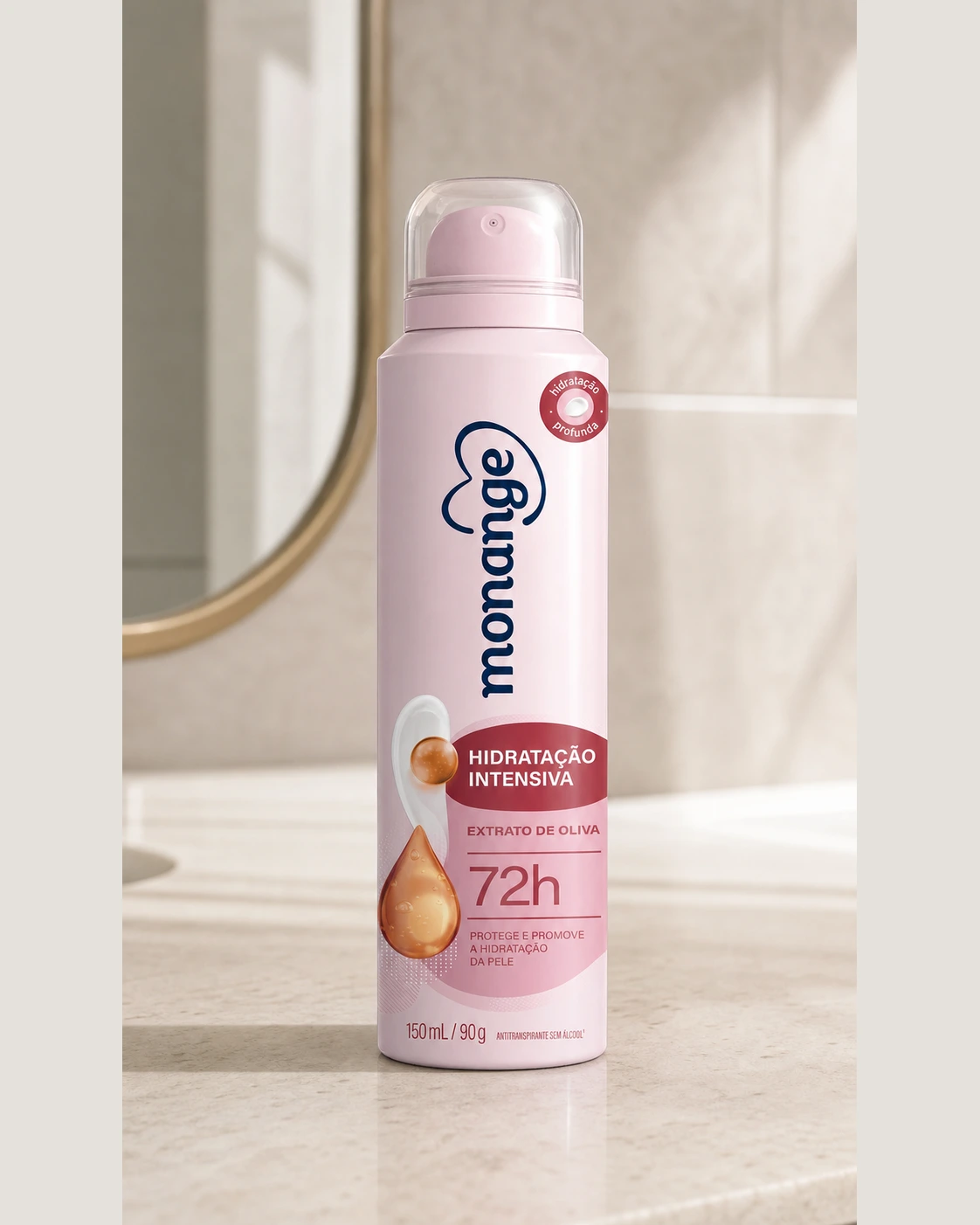 Monange Desodorante Aerossol Hidratação Intensiva 150ml