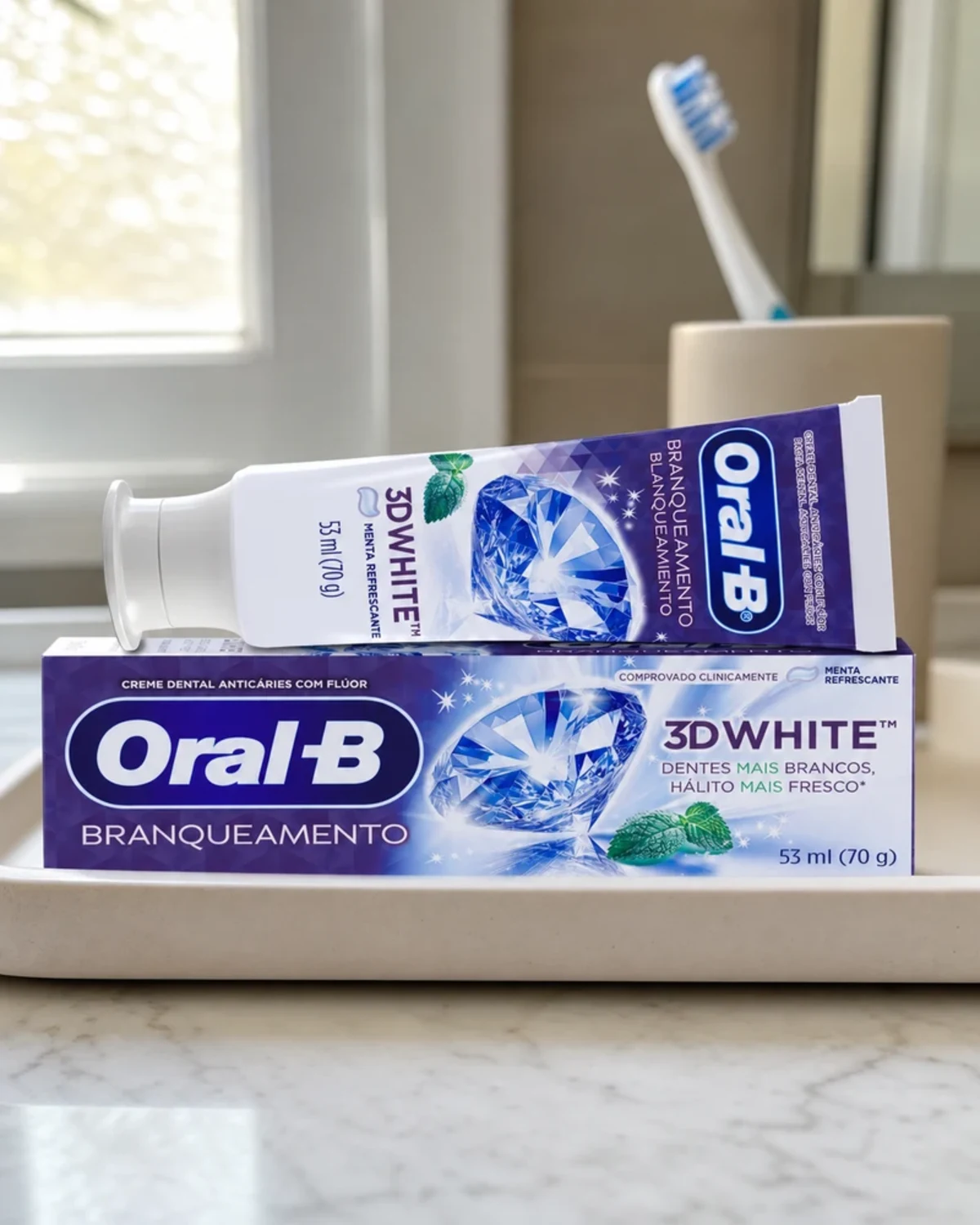 Oral-B 3D White Brilliant Fresh creme dental 70 g