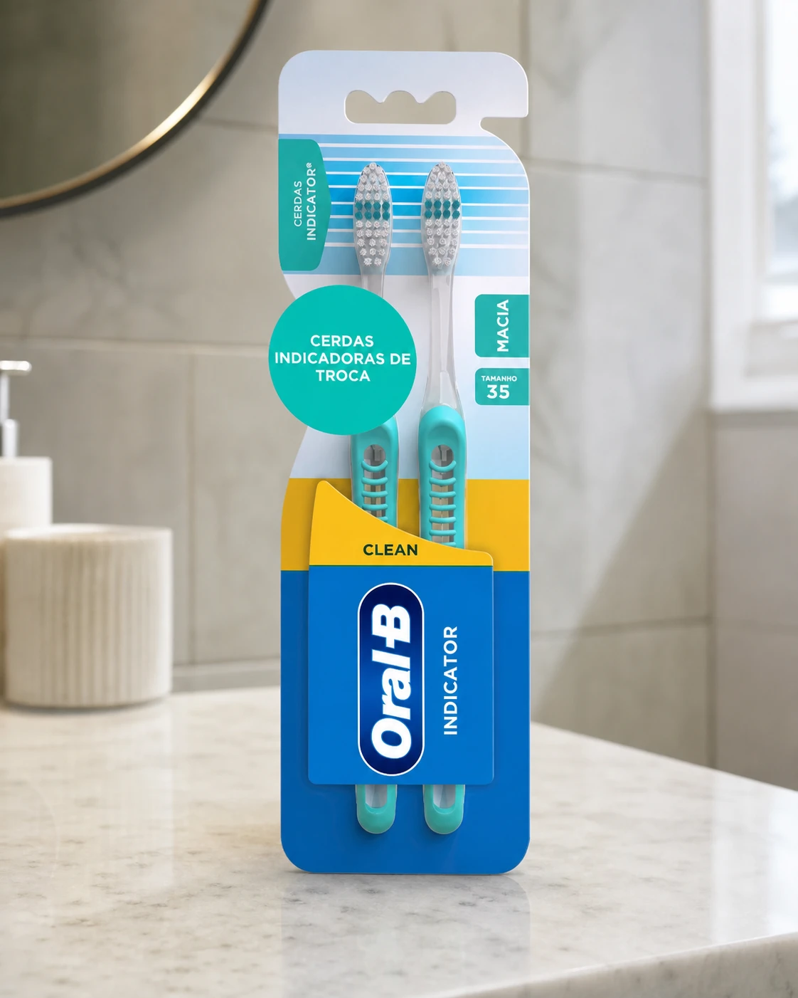 Oral-B Kit Escovas Dentais Clean Indicator (2 unidades)
