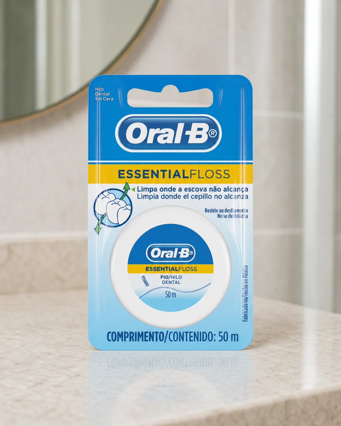 Oral-B Essential Floss Fio Dental 50m