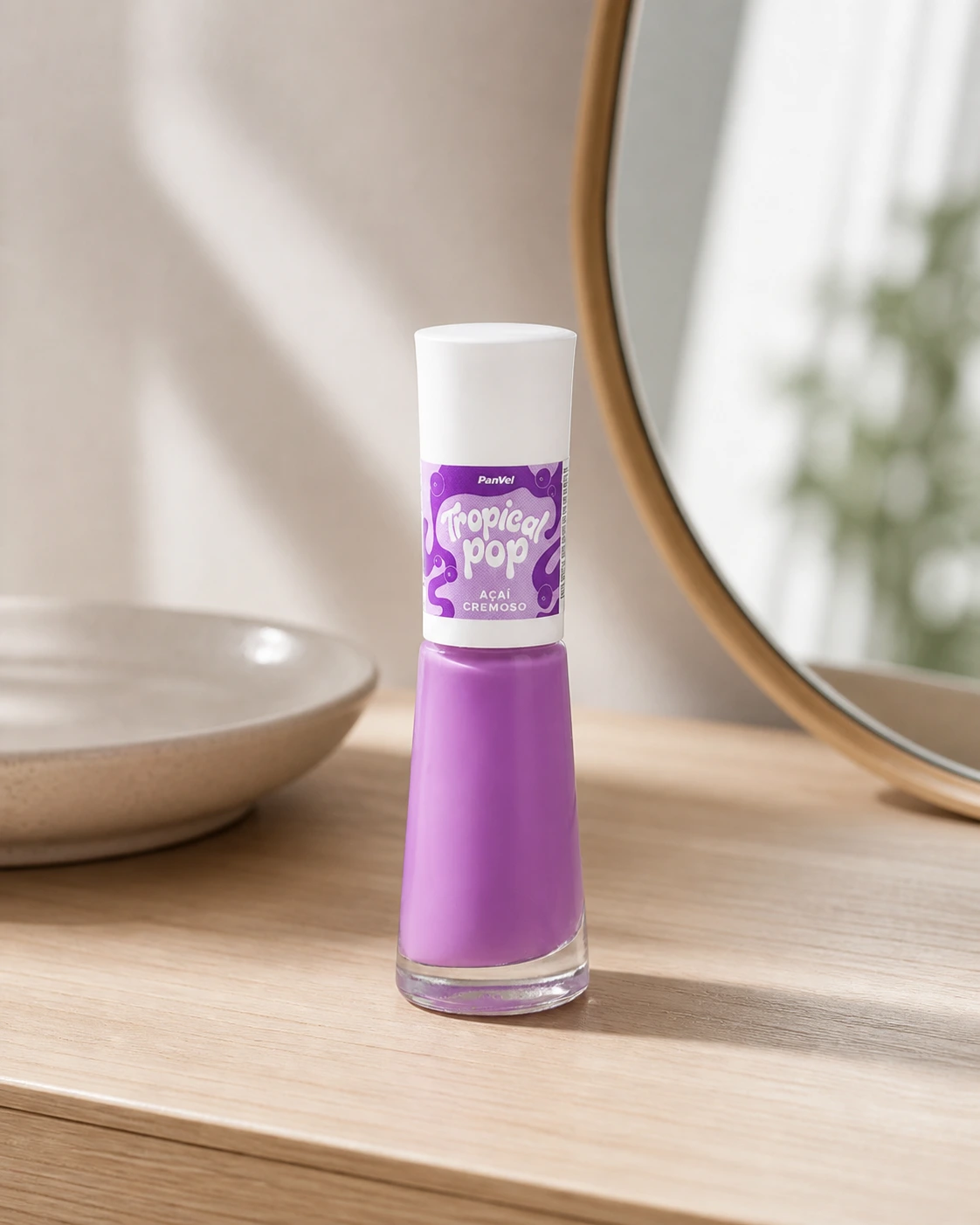 Esmalte Panvel Make Up Tropical Pop Açaí 8 ml