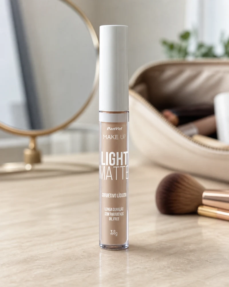 Corretivo Líquido Light Matte Panvel Make Up