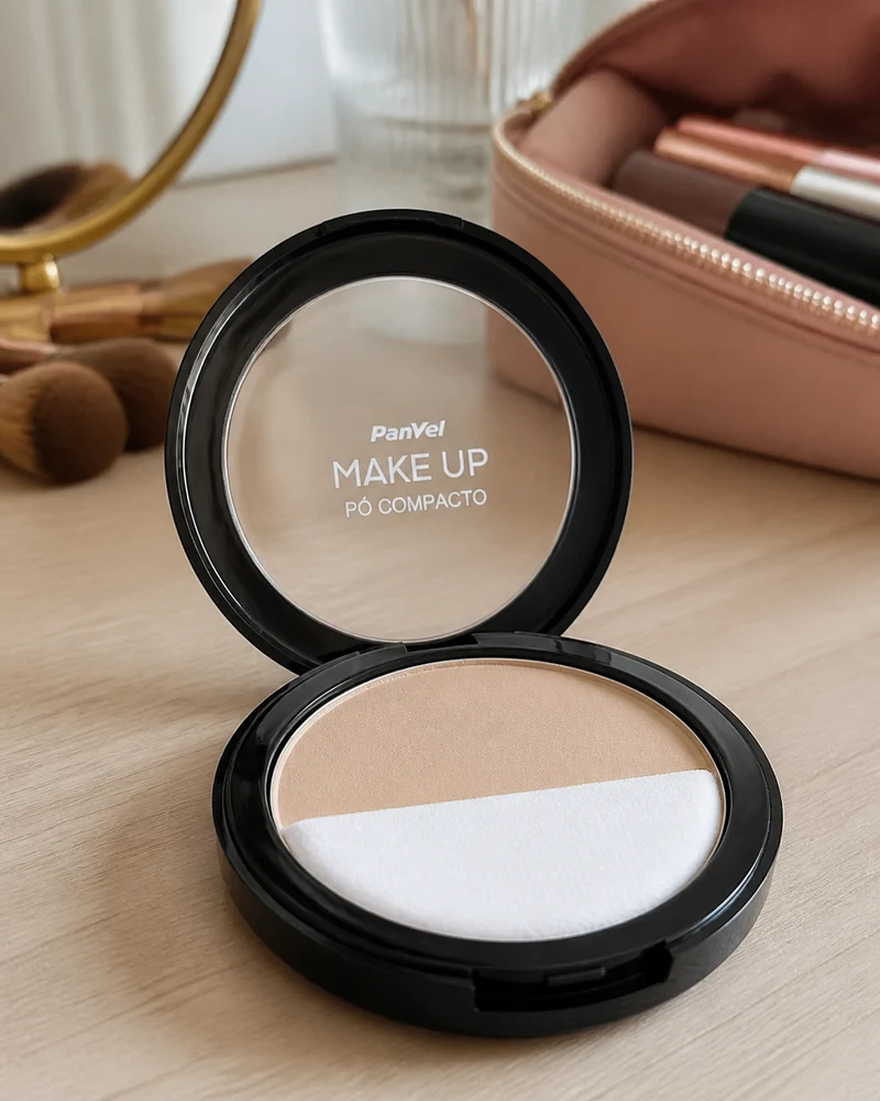 Panvel Make Up Pó Compacto Bege Extra Claro 9 g