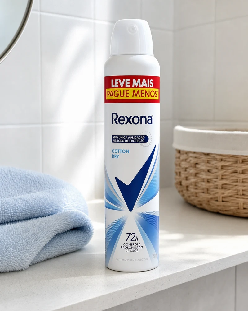 Rexona Rexona Antitranspirante Aerossol Cotton Dry 250ml