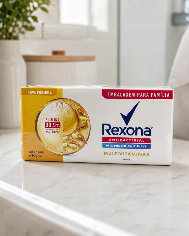 Rexona Rexona Sabonete em Barra Multivitaminas Kit 6x84g