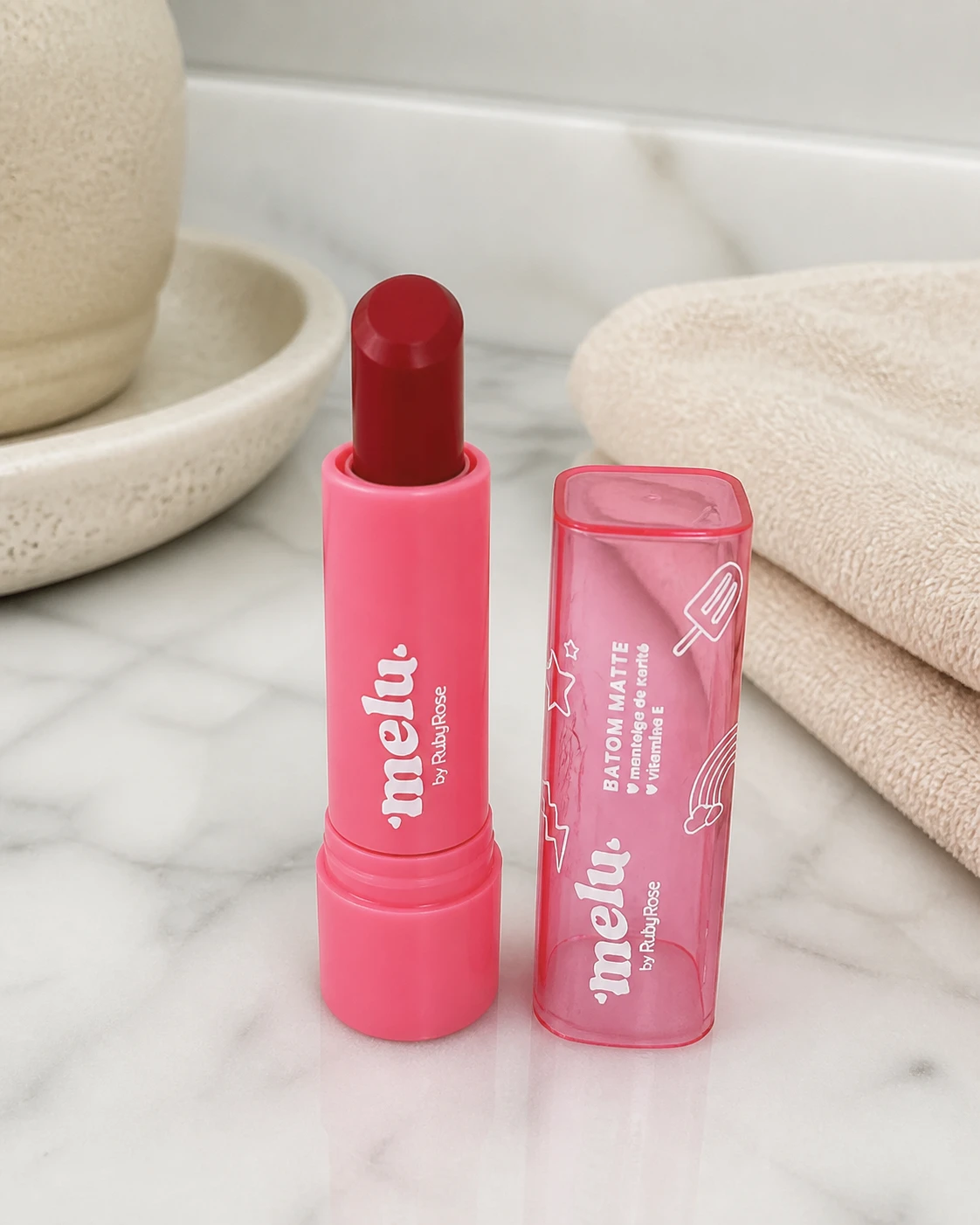 Ruby Rose Melu Batom Bala Matte CM05 Raspberry