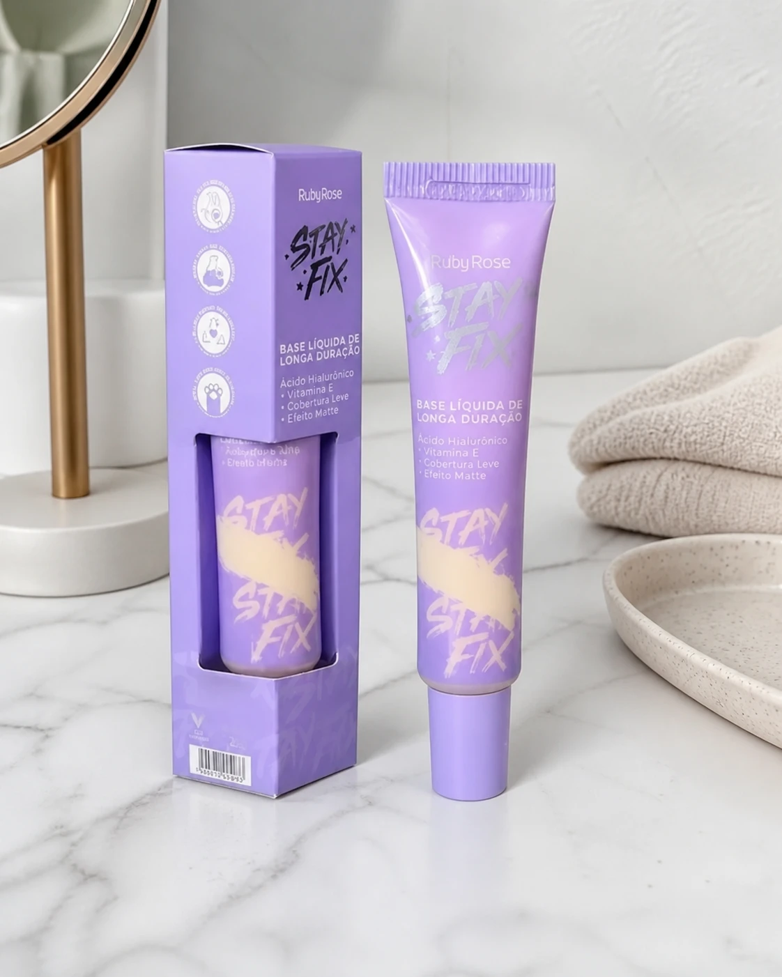 Ruby Rose Stay Fix base líquida C02 30 ml