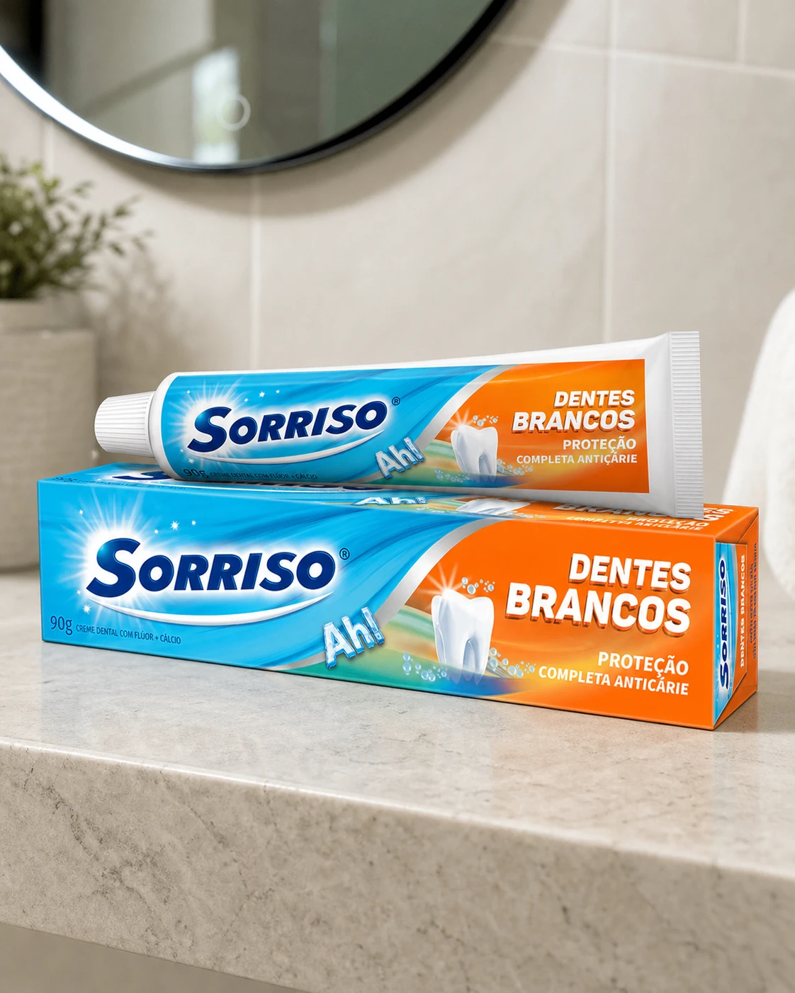 Sorriso Creme Dental Dentes Brancos 90g