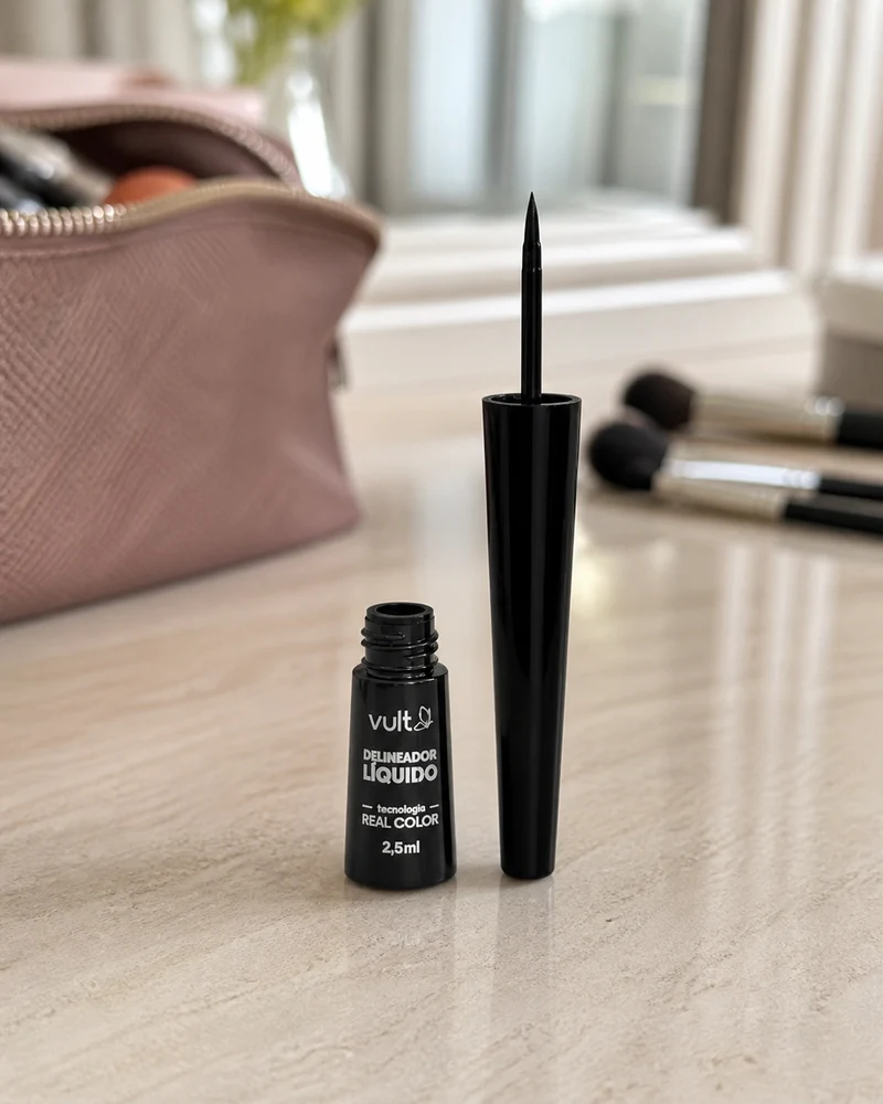 Vult Delineador Líquido Preto Real Color 2,5 ml