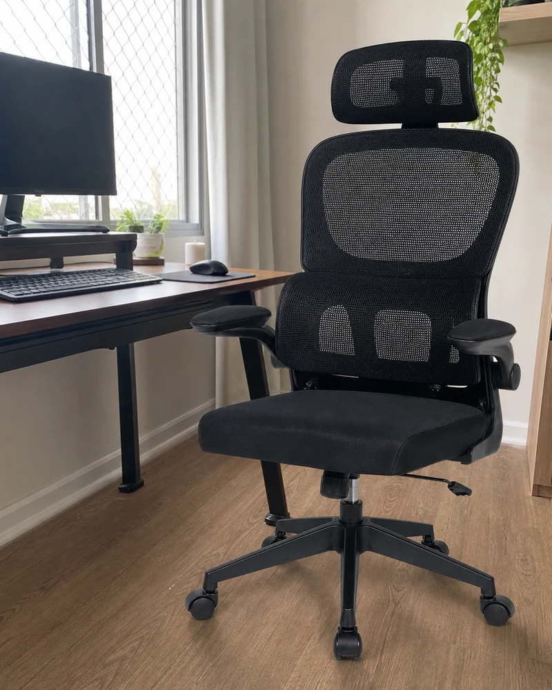 Marqs Home Cadeira de escritório Marqs Home Arcanis NR17 mesh