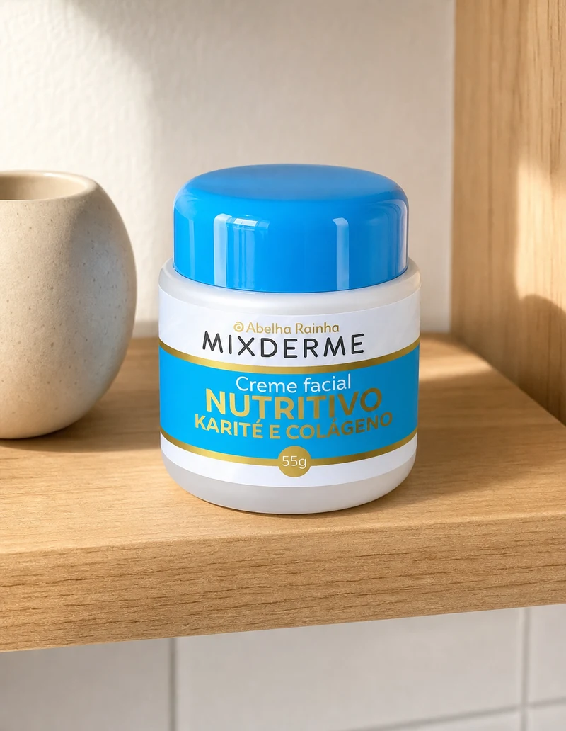 Creme Facial Nutritivo Karité e Colágeno Mixderme