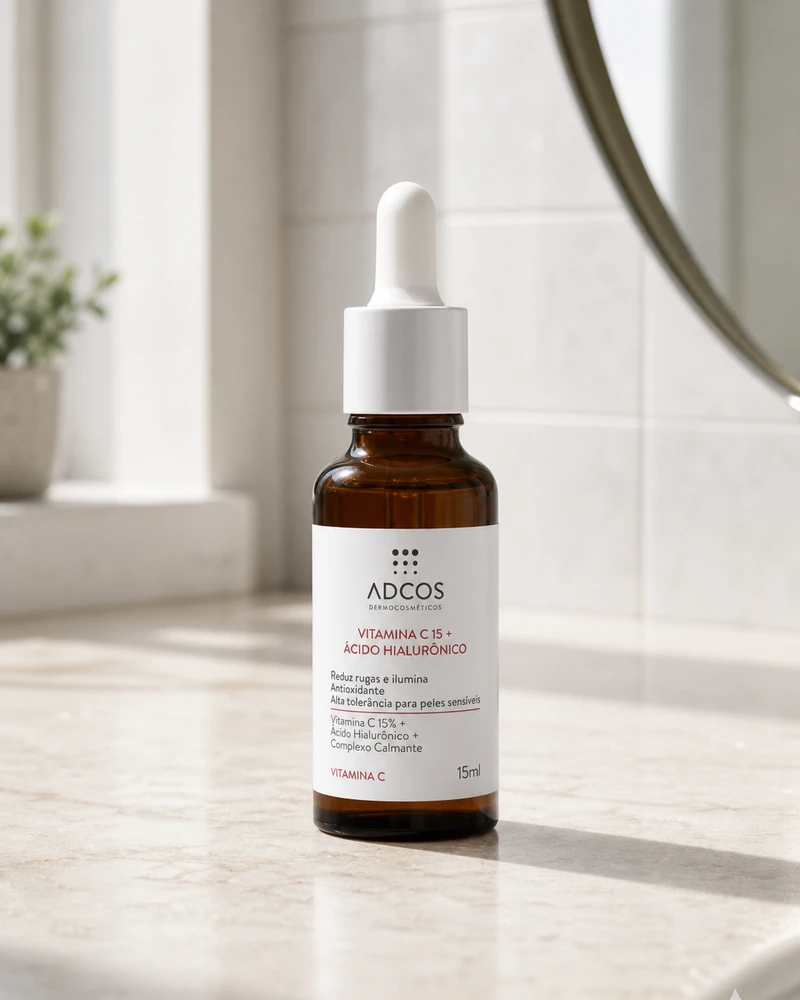 Adcos Adcos Antioxidante Rugas e Linhas Vitamina C 15 Ácido Hialurônico 15ml