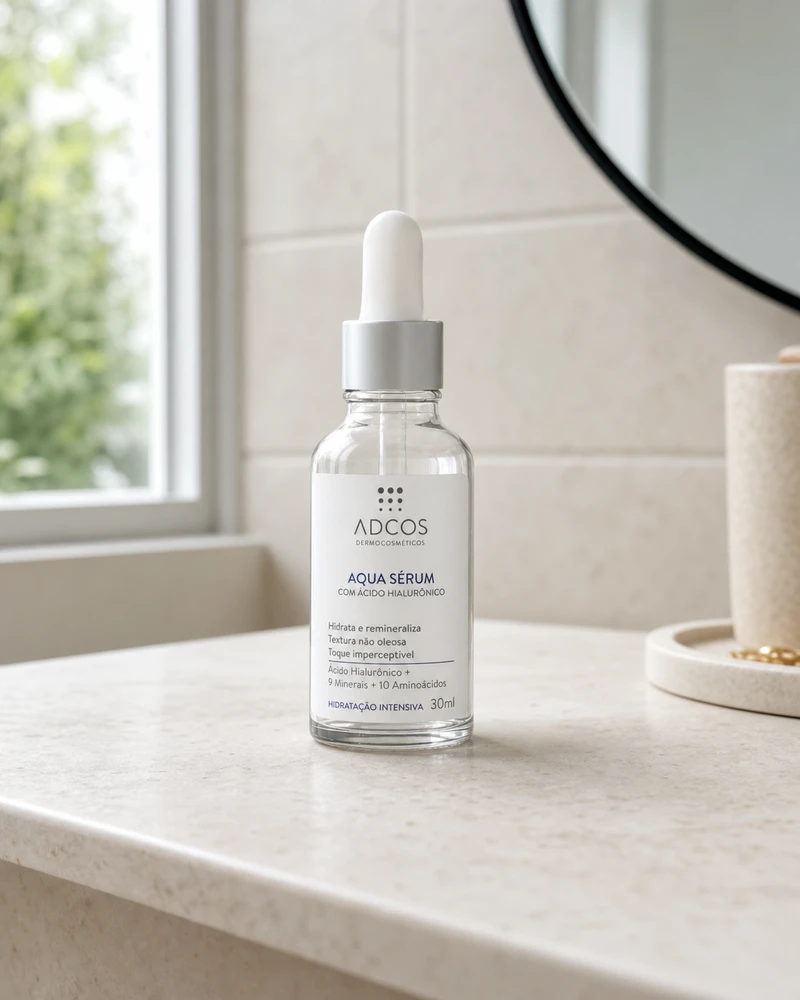 Adcos Aqua Sérum Com Ácido Hialurônico 30ml Adcos