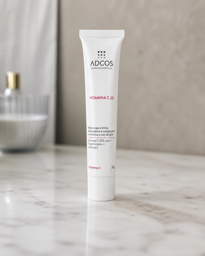 Adcos Creme Vitamina C 20 Adcos Derma Complex dia/noite para pele oleosa/mista 30g