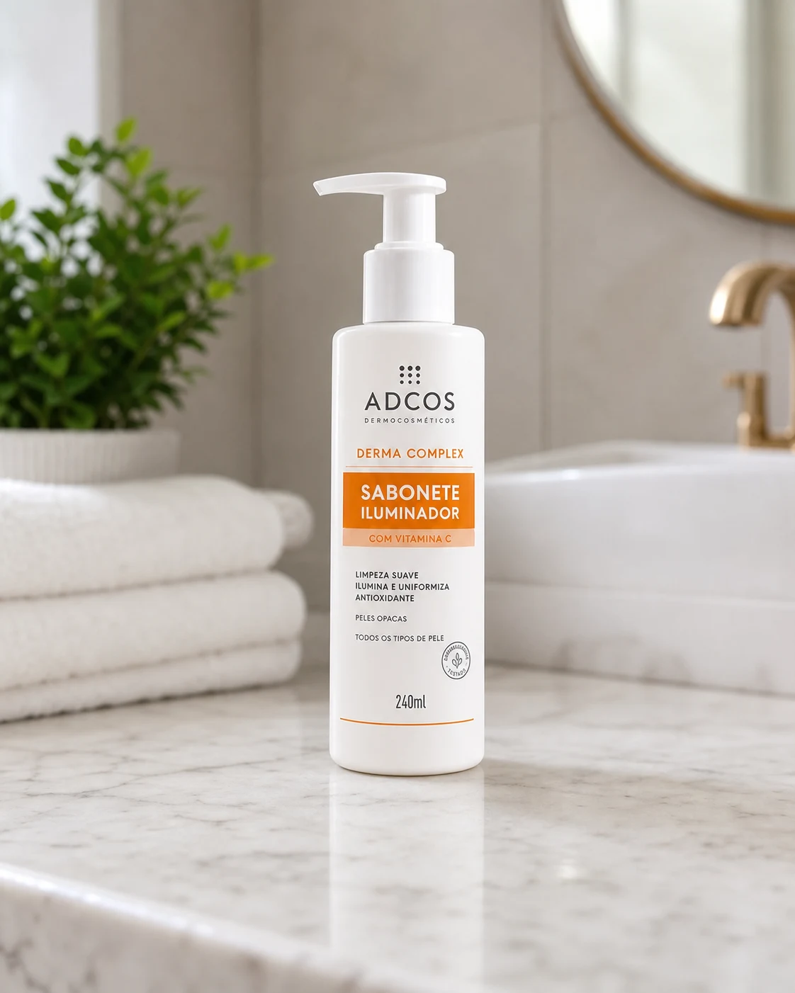 ADCOS Sabonete Iluminador com Vitamina C 240ml