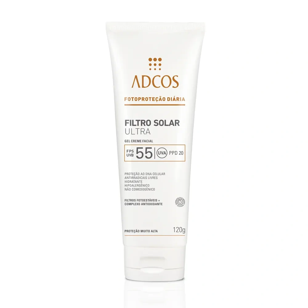 Adcos Adcos Filtro Solar Ultra FPS55 Gel Creme 120g