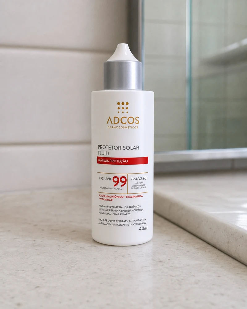 Adcos Protetor Solar Adcos Fluid FPS99 Incolor 40ml
