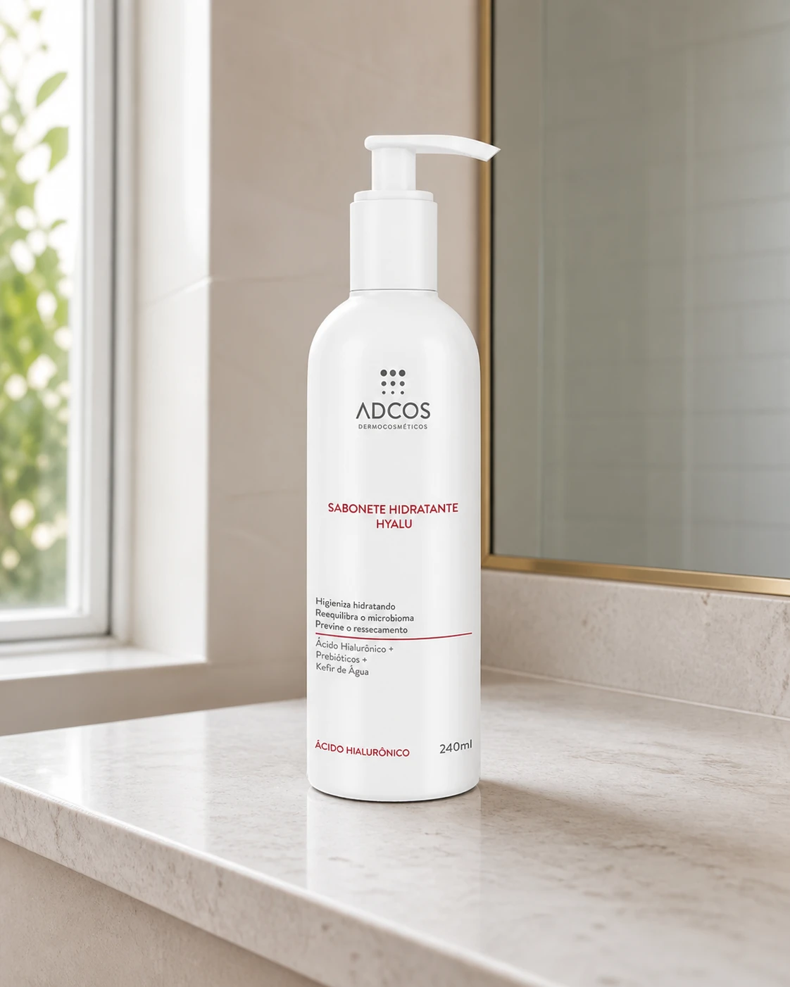 Adcos Adcos Sabonete Líquido Facial Hidratante Hyalu 240ml