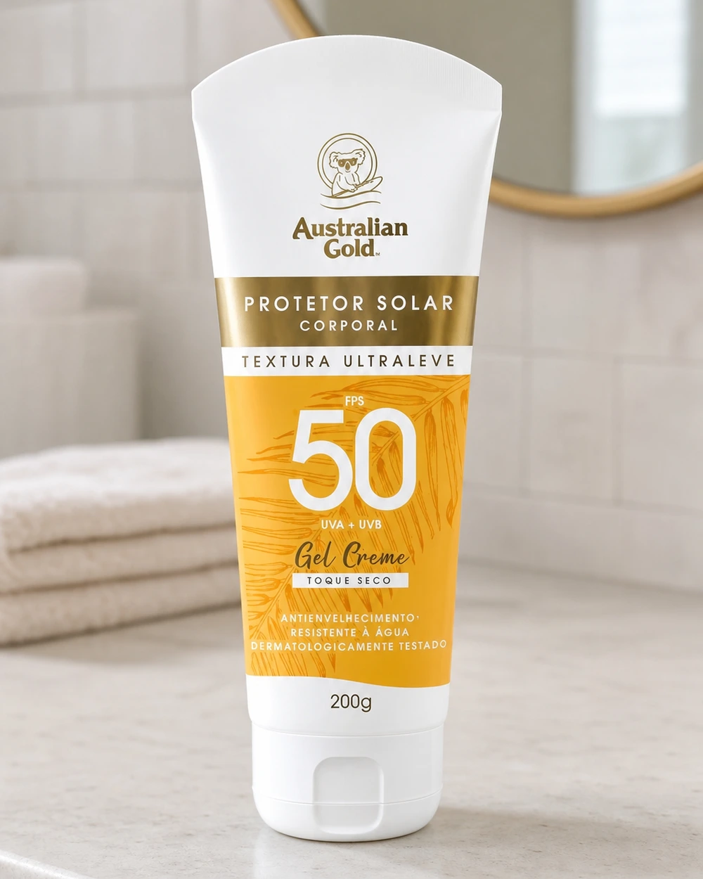 Australian Gold Australian Gold Protetor Solar Corporal Gel Creme FPS 50, 200g
