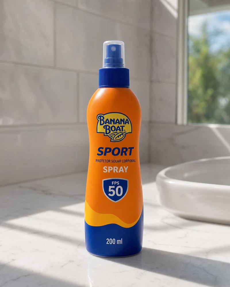 Banana Boat Protetor Solar Corporal Spray FPS 50 Banana Boat Sport