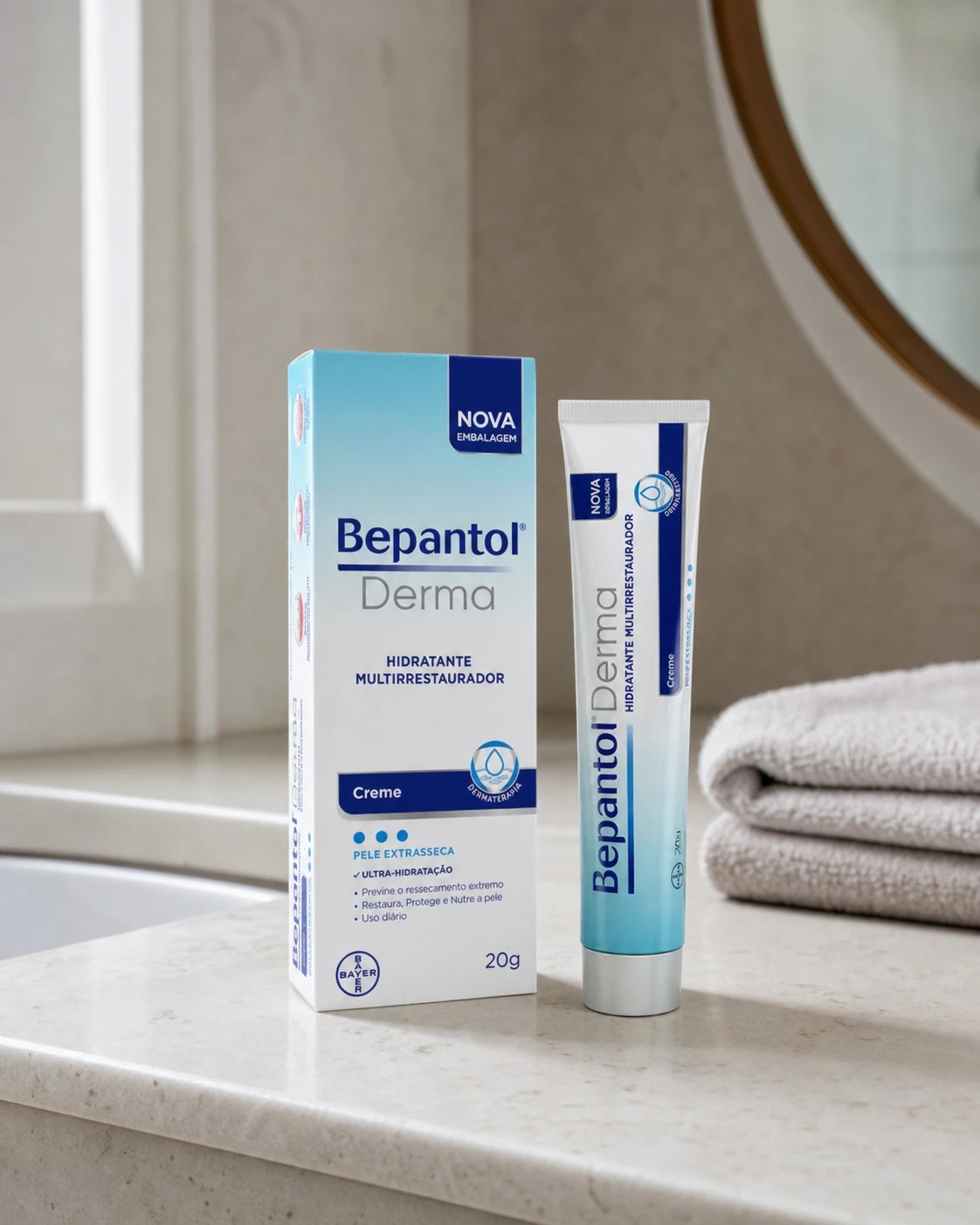 Bepantol Bepantol Derma Creme Hidratante Multirrestaurador 20g