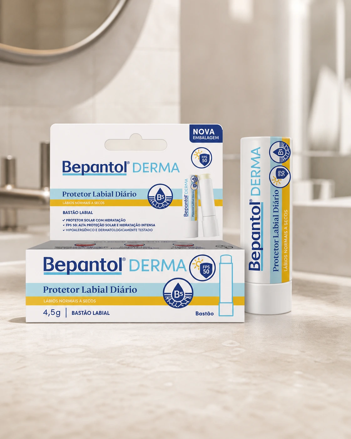 Bepantol Bepantol Derma Protetor Labial FPS 50 4,5g
