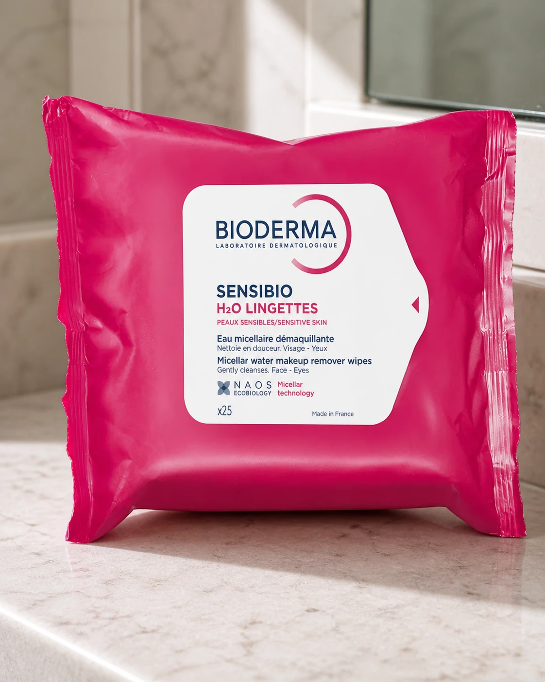 Bioderma Sensibio H2O Lenços demaquilantes 25 unidades
