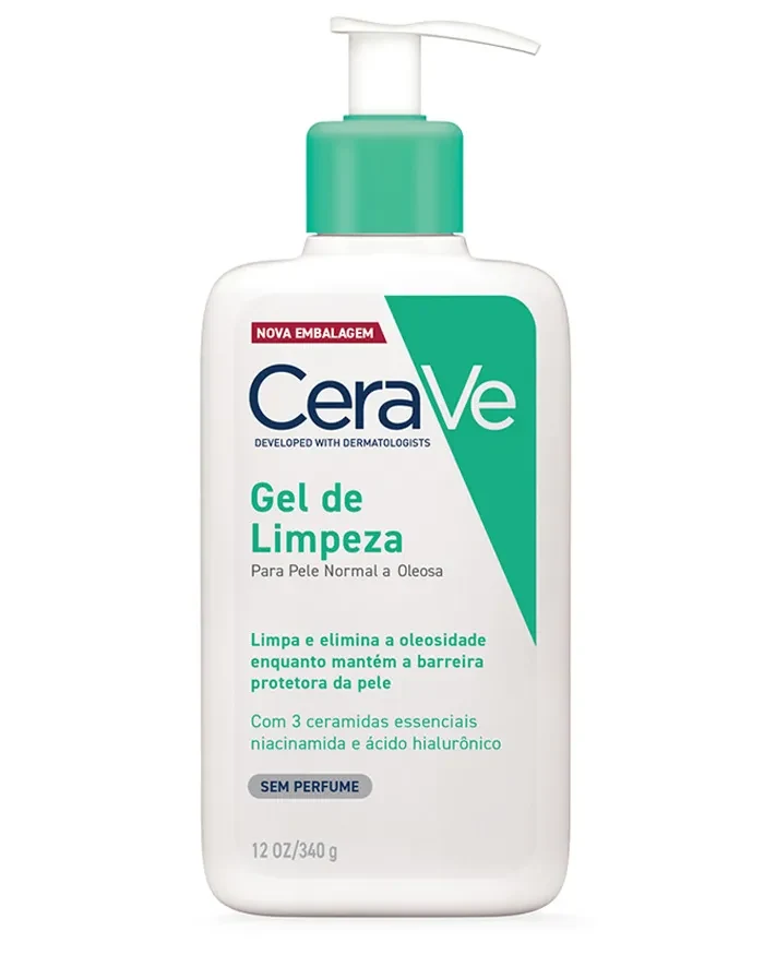 CeraVe Gel de Limpeza Facial para Pele Oleosa