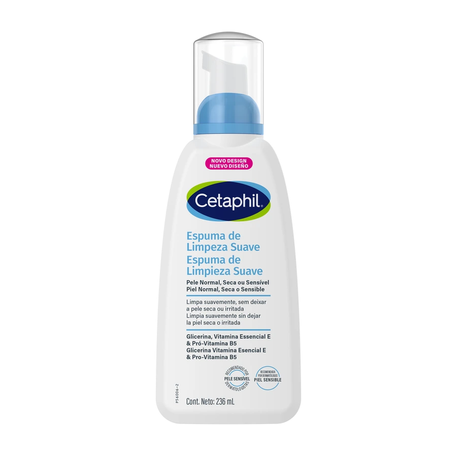 Cetaphil Espuma de Limpeza Facial Suave 236ml