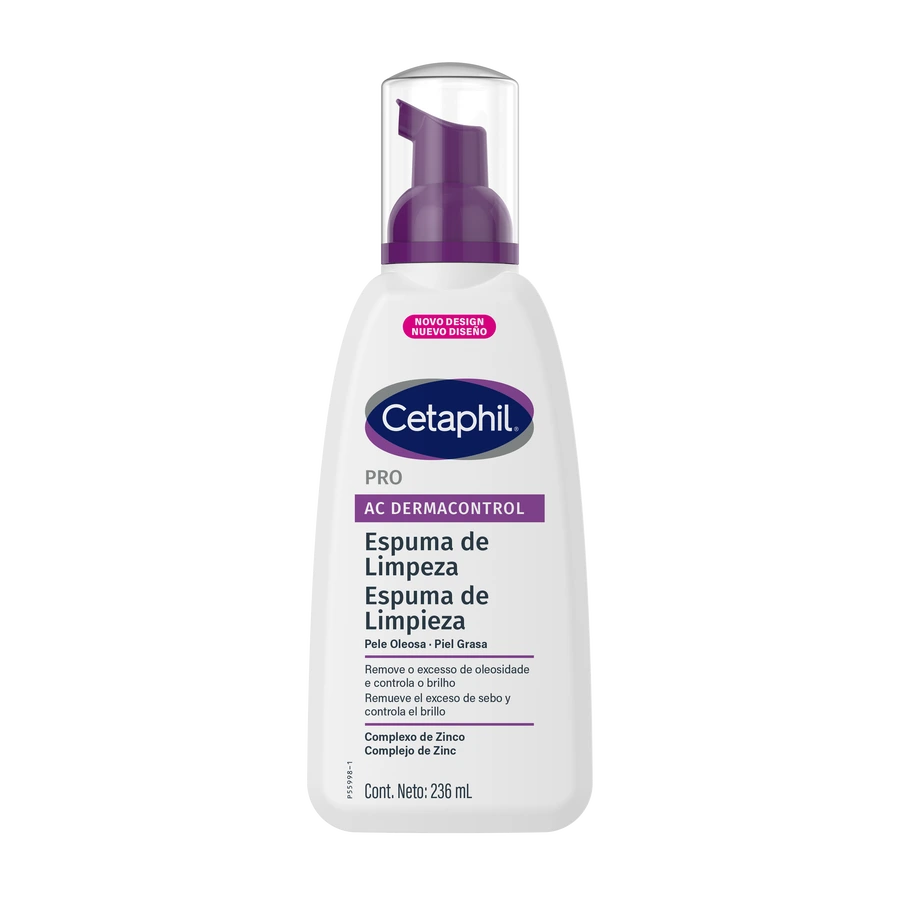 Cetaphil Espuma de Limpeza Facial Pro AC Dermacontrol 236ml