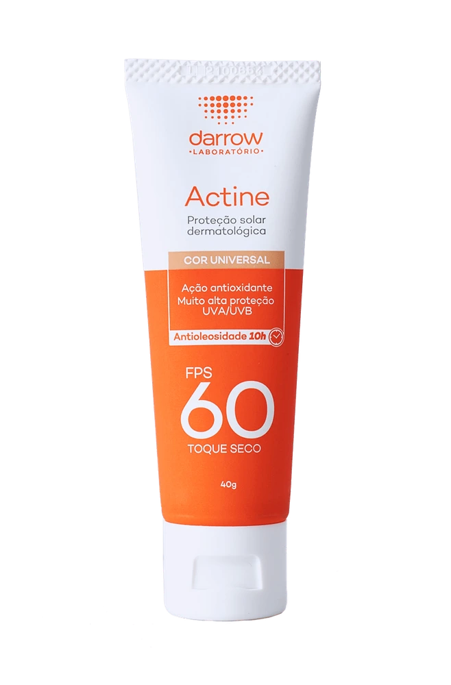 Darrow Darrow Actine Protetor Solar FPS 60 Cor Universal, 40g