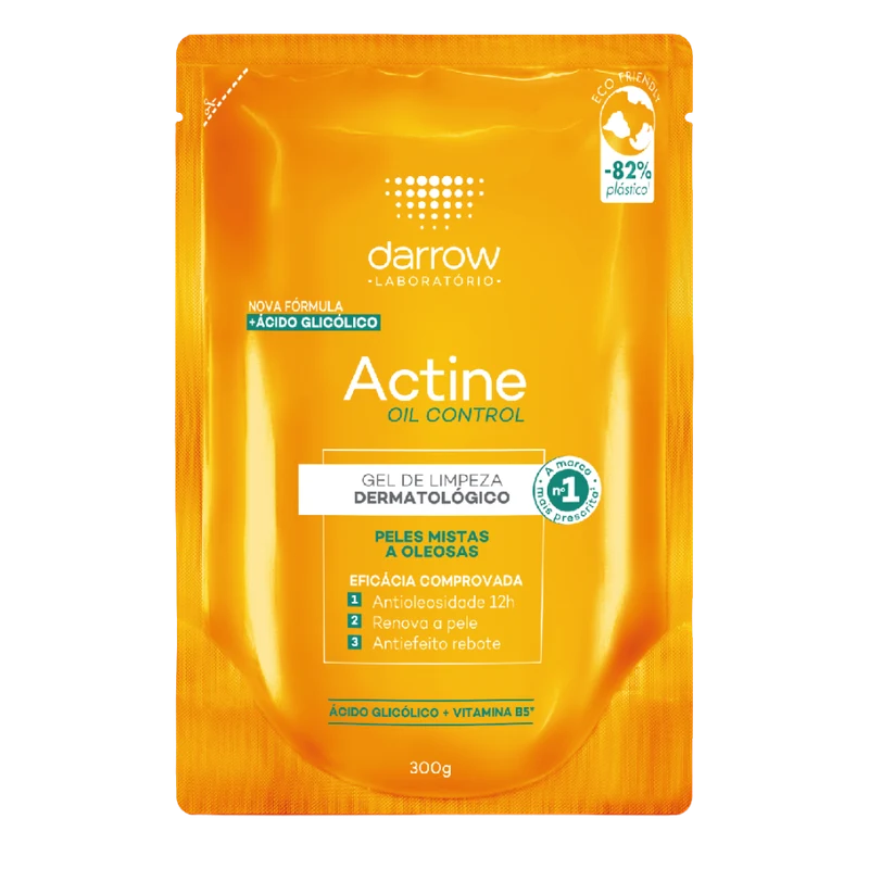 Refil Darrow Actine Oil Control Gel de Limpeza Facial 300 g