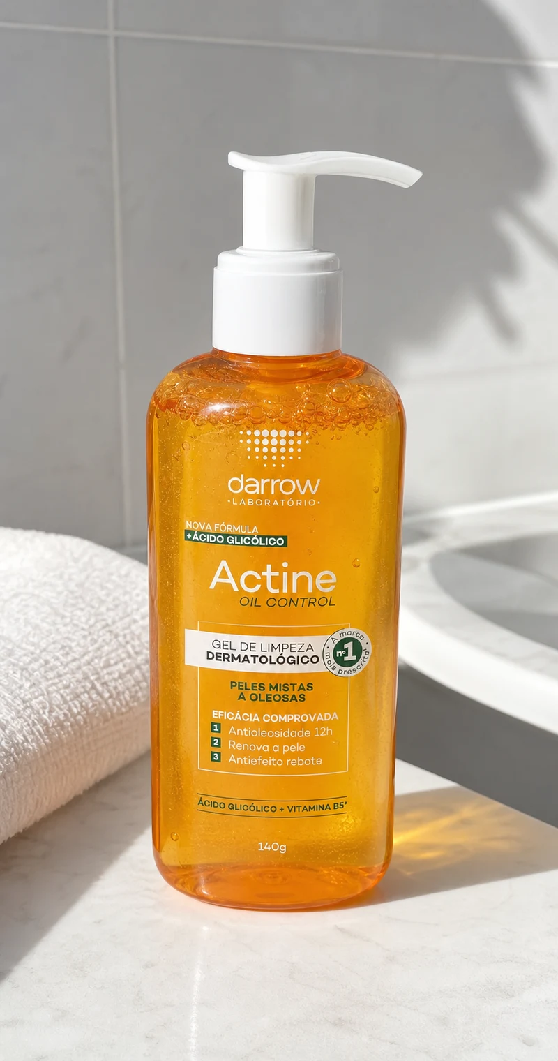 Actine Oil Control Gel de Limpeza Facial 140g