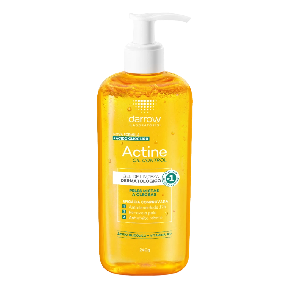 Darrow Actine Oil Control Gel de Limpeza Facial 240g