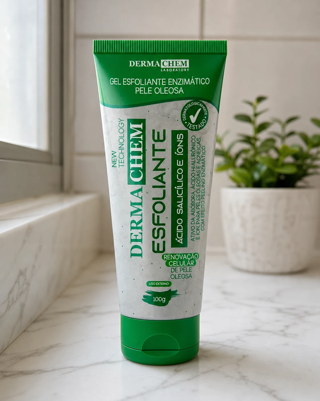 Dermachem Gel Esfoliante Ácido Salicílico Pele Oleosa 100g