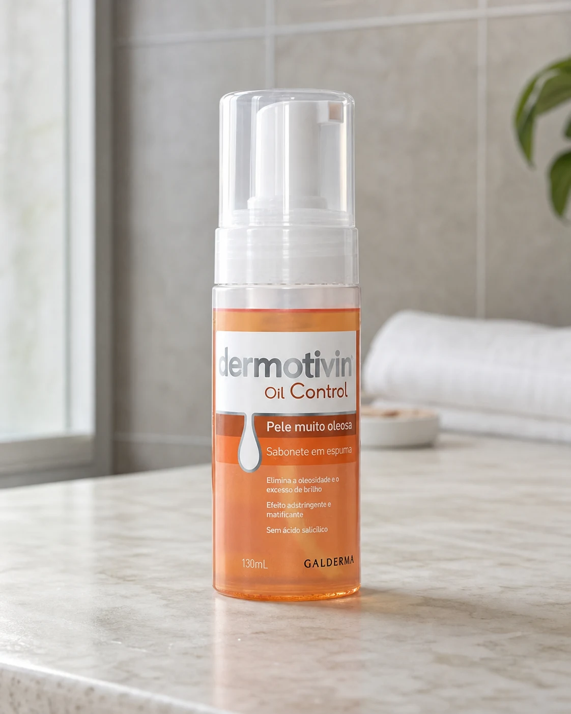 Dermotivin Control Foam Espuma de Limpeza Facial 130ml