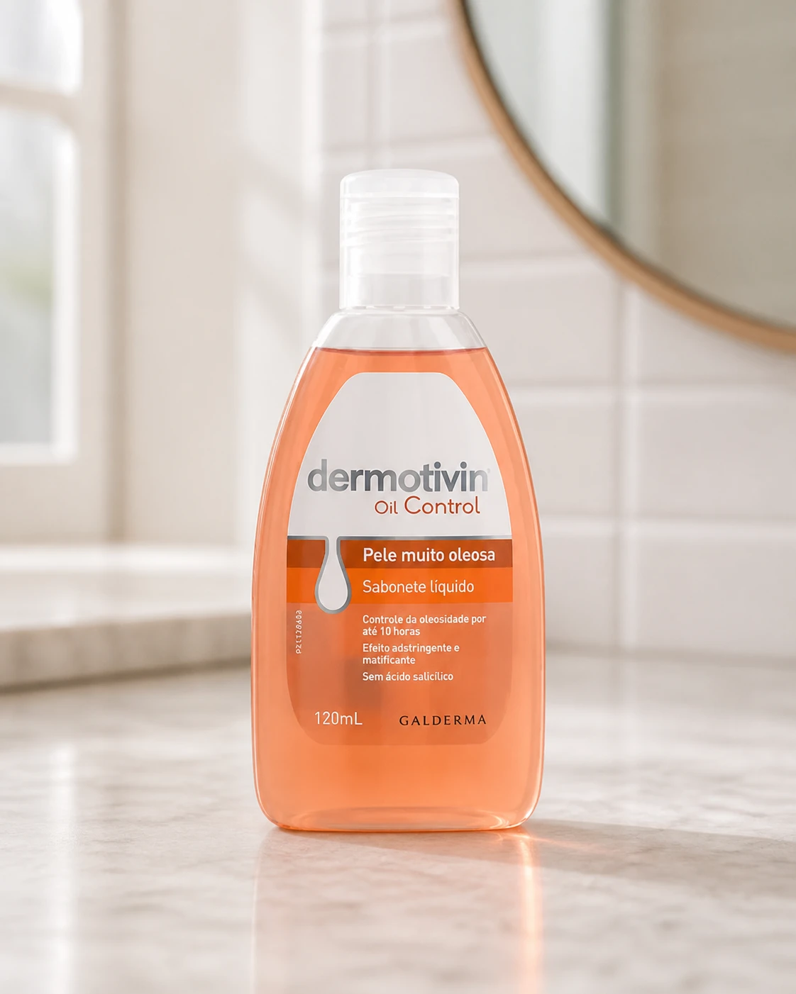 Dermotivin Oil Control Sabonete Líquido Facial 120ml