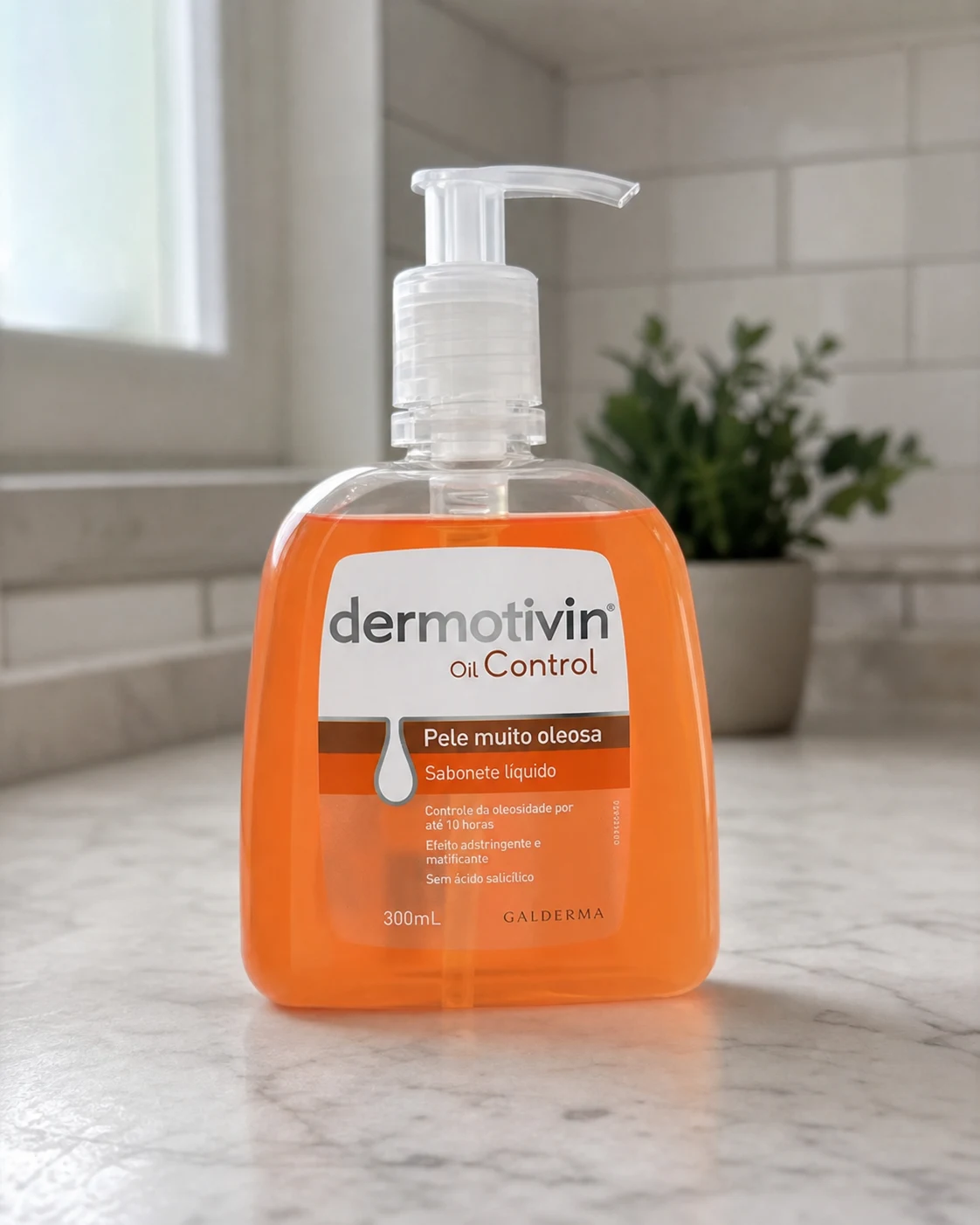Dermotivin Oil Control Sabonete Líquido Facial 300ml