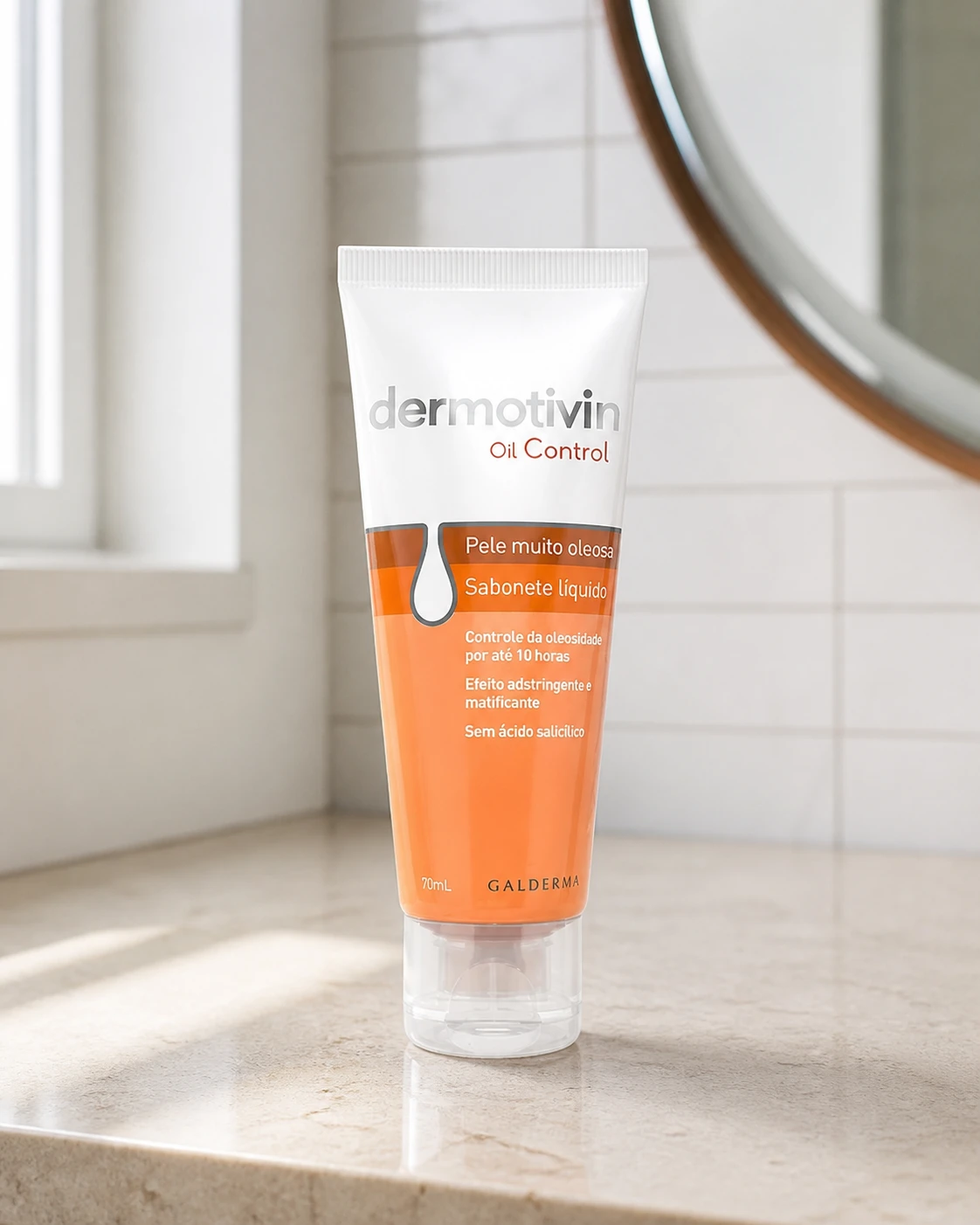 Dermotivin Oil Control Sabonete Líquido Facial 70ml