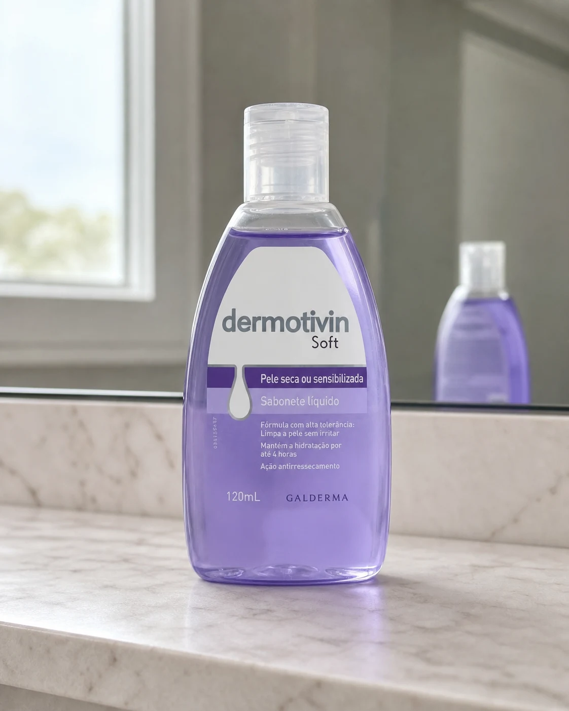 Dermotivin Soft Sabonete Líquido Facial 120ml