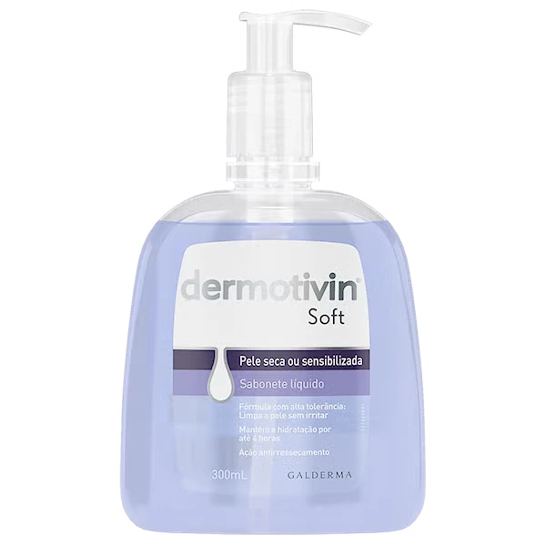 Dermotivin Soft Sabonete Líquido Facial 300ml
