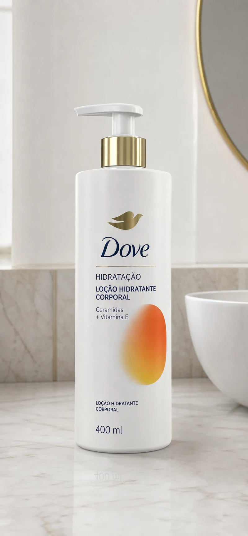 Dove Loção Hidratante Corporal Grande Dove Hidratação 400ml Pump