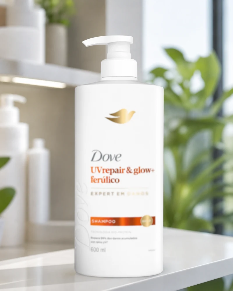 Dove Dove Shampoo UV Repair & Glow + Ferúlico 600ml