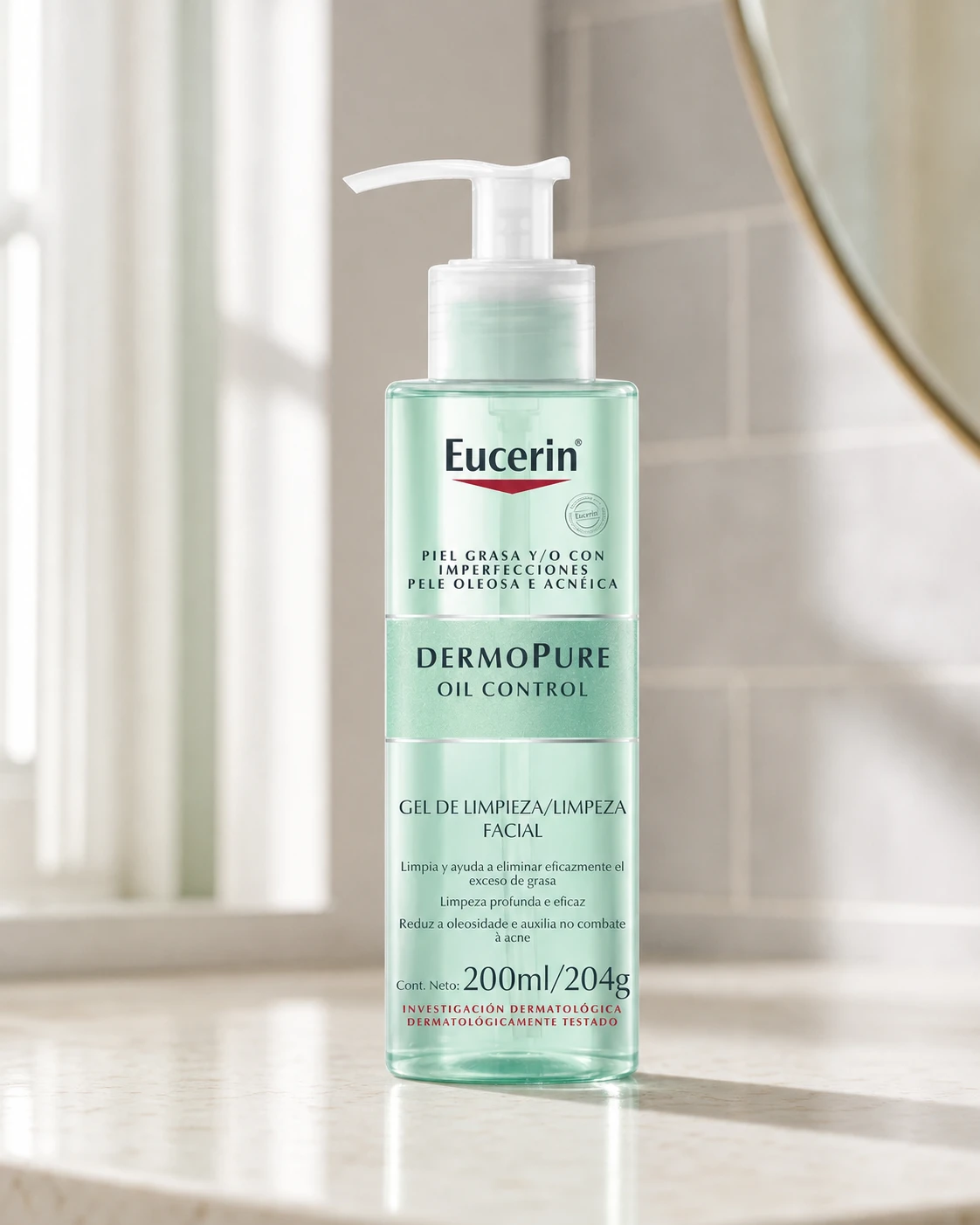 Eucerin DermoPure Oil Control Gel de Limpeza 200ml