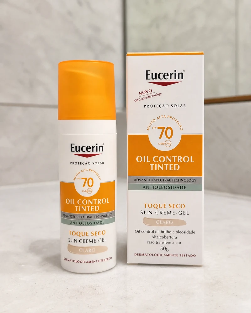 Eucerin Sun Oil Control Tinted Claro FPS 70 50ml