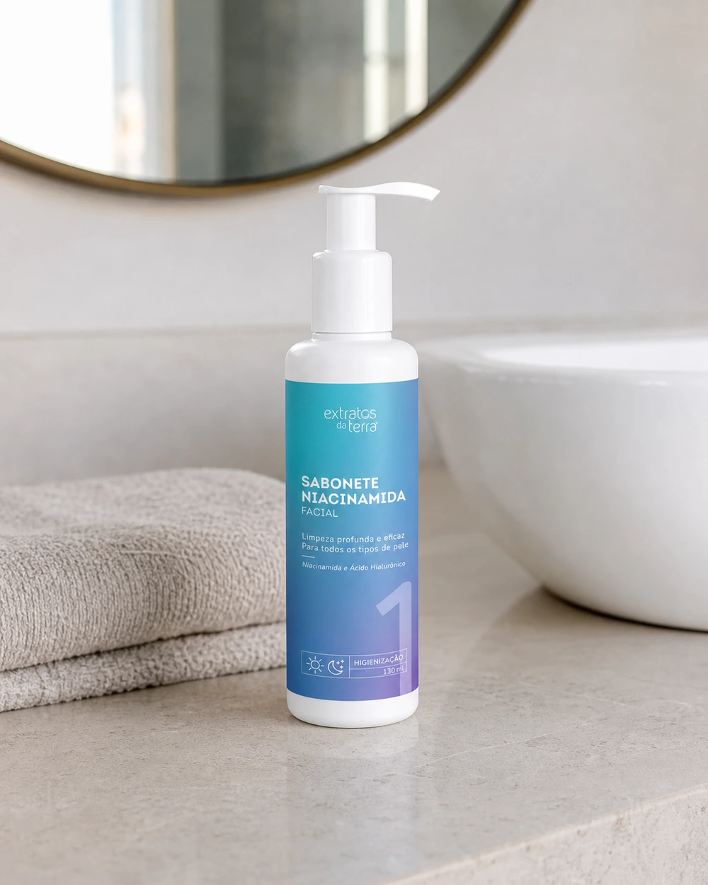 Extratos da Terra Sabonete Facial com Niacinamida 130ml