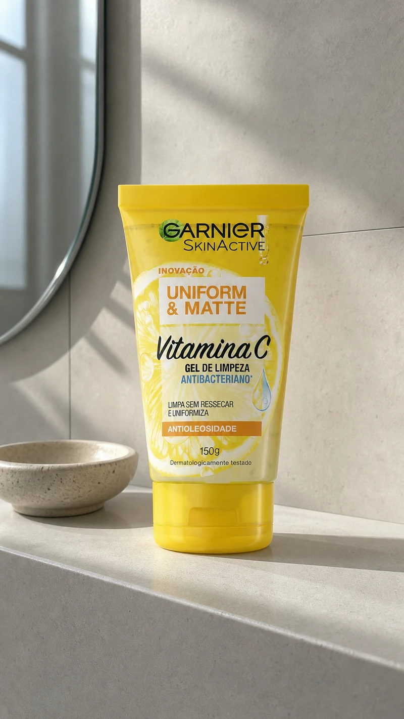 Gel de Limpeza Facial Uniform & Matte Vitamina C 150g