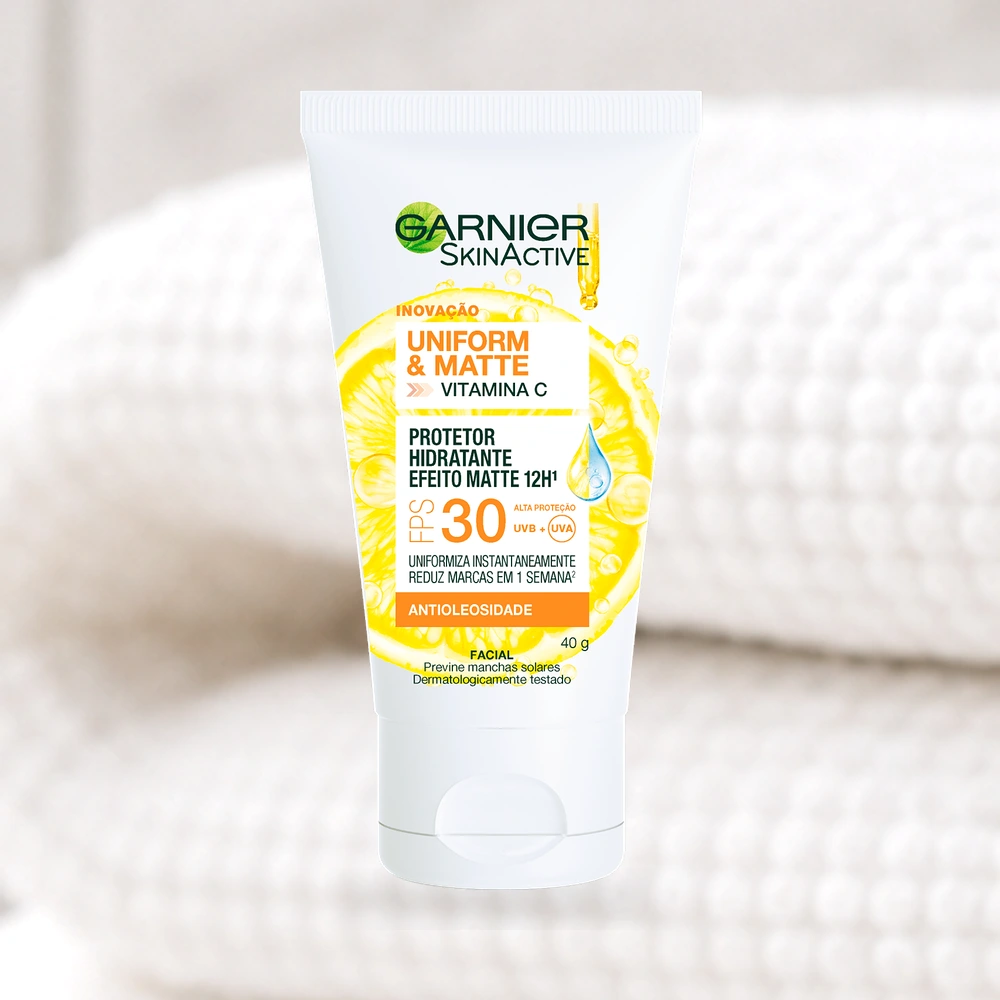 Garnier Protetor Solar Facial Vitamina C FPS 30 Efeito Matte 40g