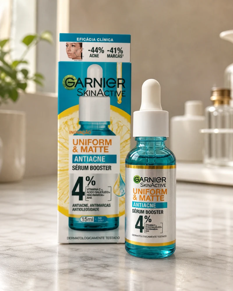 Garnier Serum Facial Antiacne Efeito Matte Vitamina C 15ml