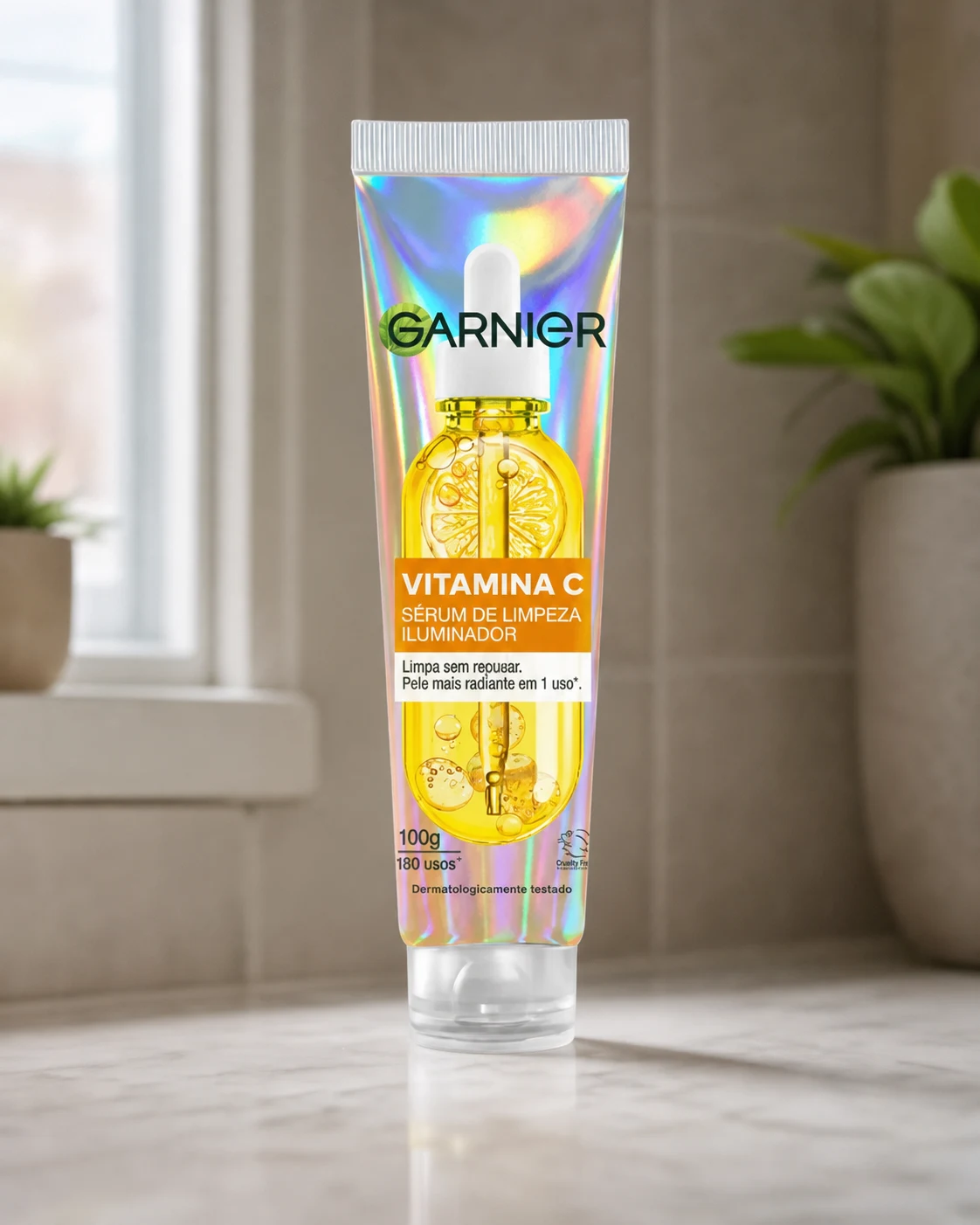 Garnier Serum de Limpeza Facial Iluminador Vitamina C Serumnete 100g
